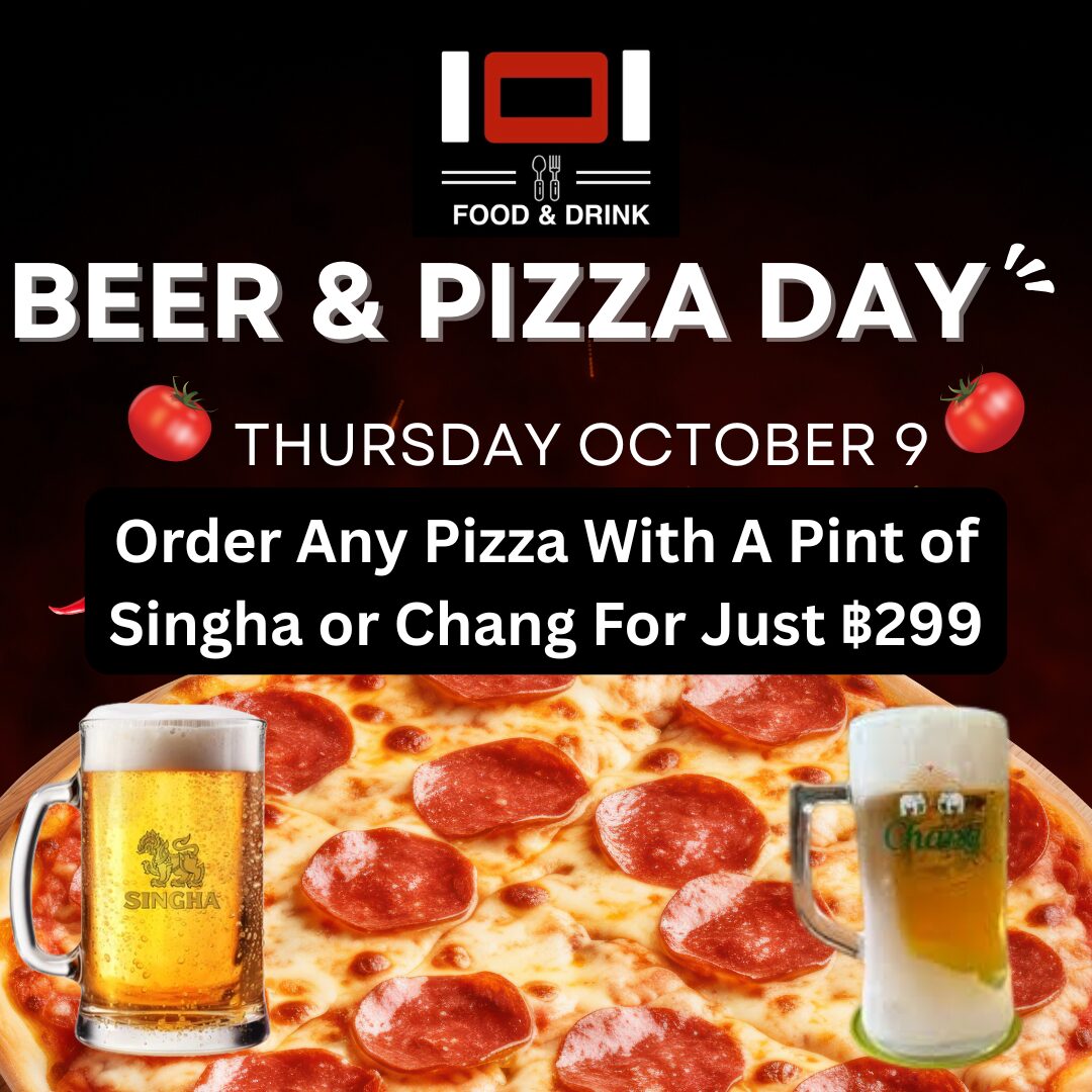 Beer and Pizza Day at 101 Food & Drink Bangkok